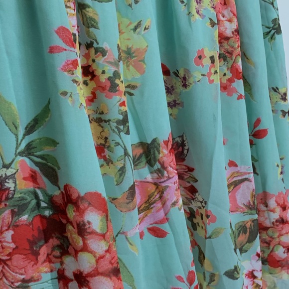 ENTRO FLORAL PRINT DRESS SIZE MEDIUM - Picture 5 of 8